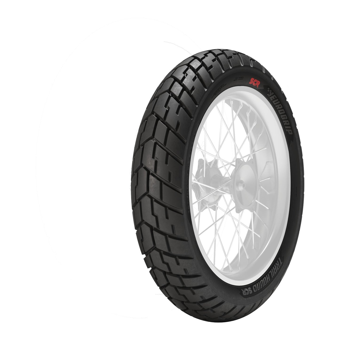Eurogrip Trailhound SCR 130/70-18 Rear Tubeless Tyre (63H Rating)