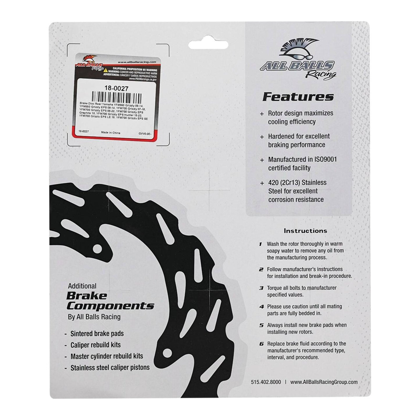 Brake Disc – 18-0027
