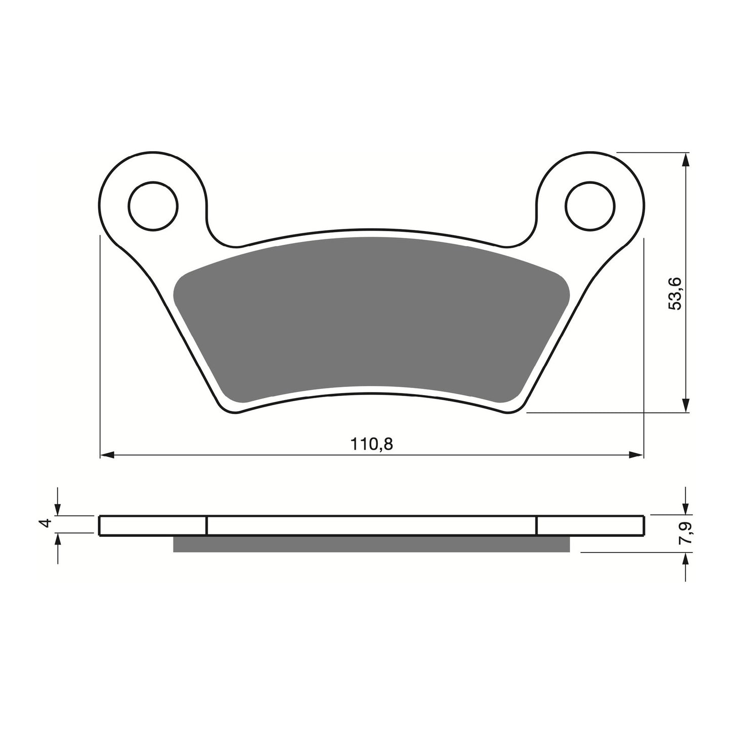 GOLDfren Brake Pads Sintered Sports GF407 - S3
