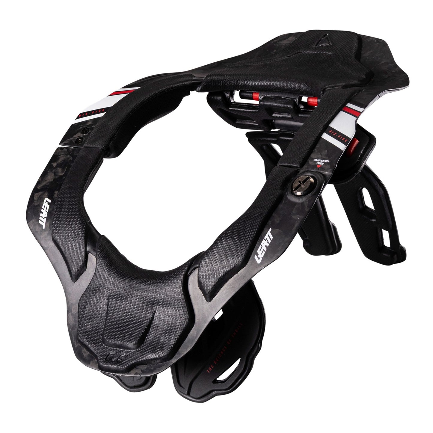 Leatt 6.5 Carbon Neck Brace - Black / White