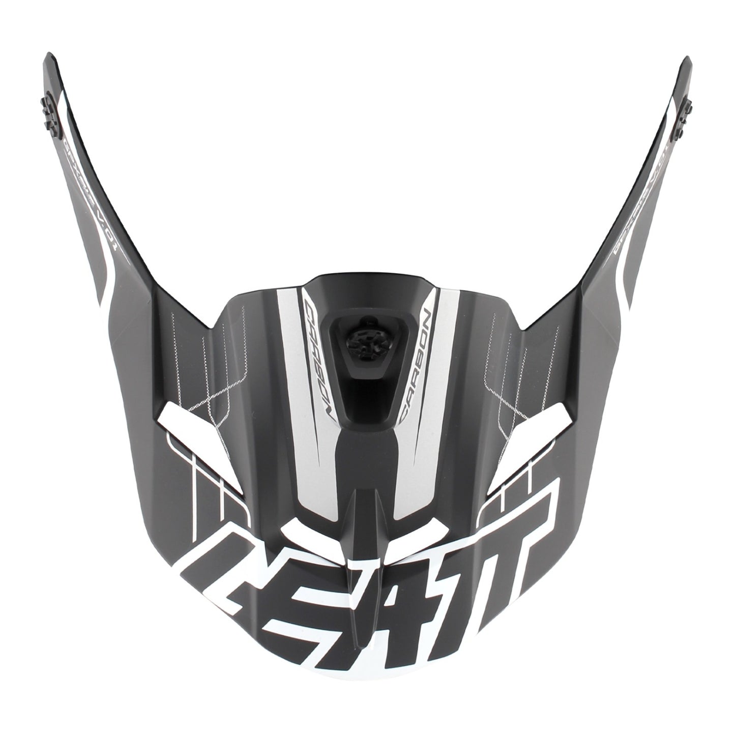 Leatt 6.5 GPX V16 Helmet Peak - Carbon / White (XS/S)