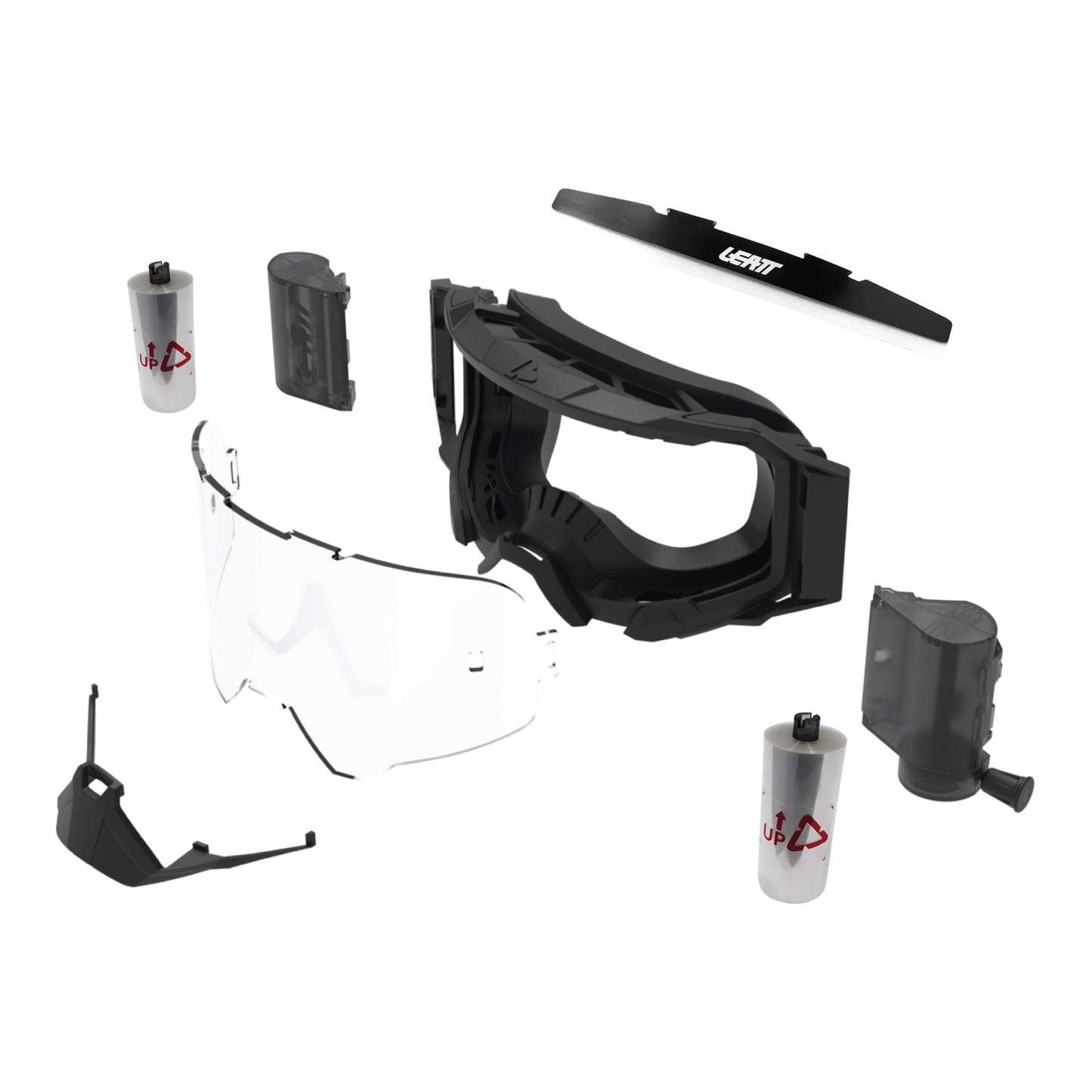 Leatt 5.5 Velocity Goggle Roll-off - Purple / Clear 83%