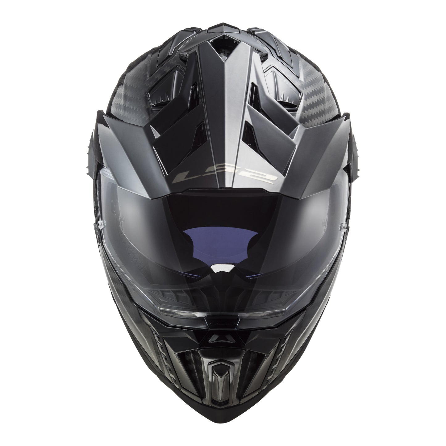 LS2 MX701 Explorer Carbon Helmet - Gloss Carbon