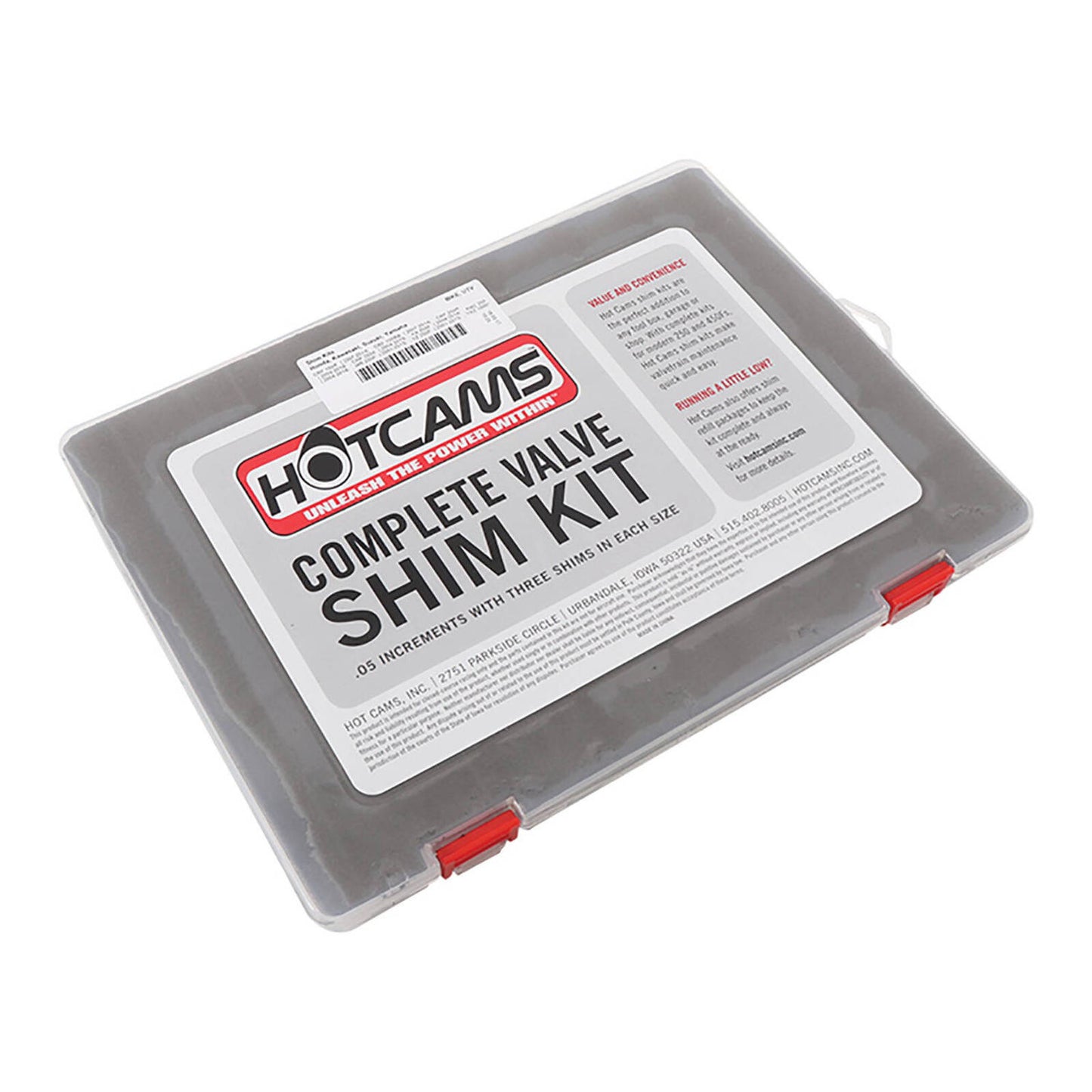 HOT CAM SHIM KIT 9.48mm (1.20mm-3.50mm in .05mm - 3 ea)
