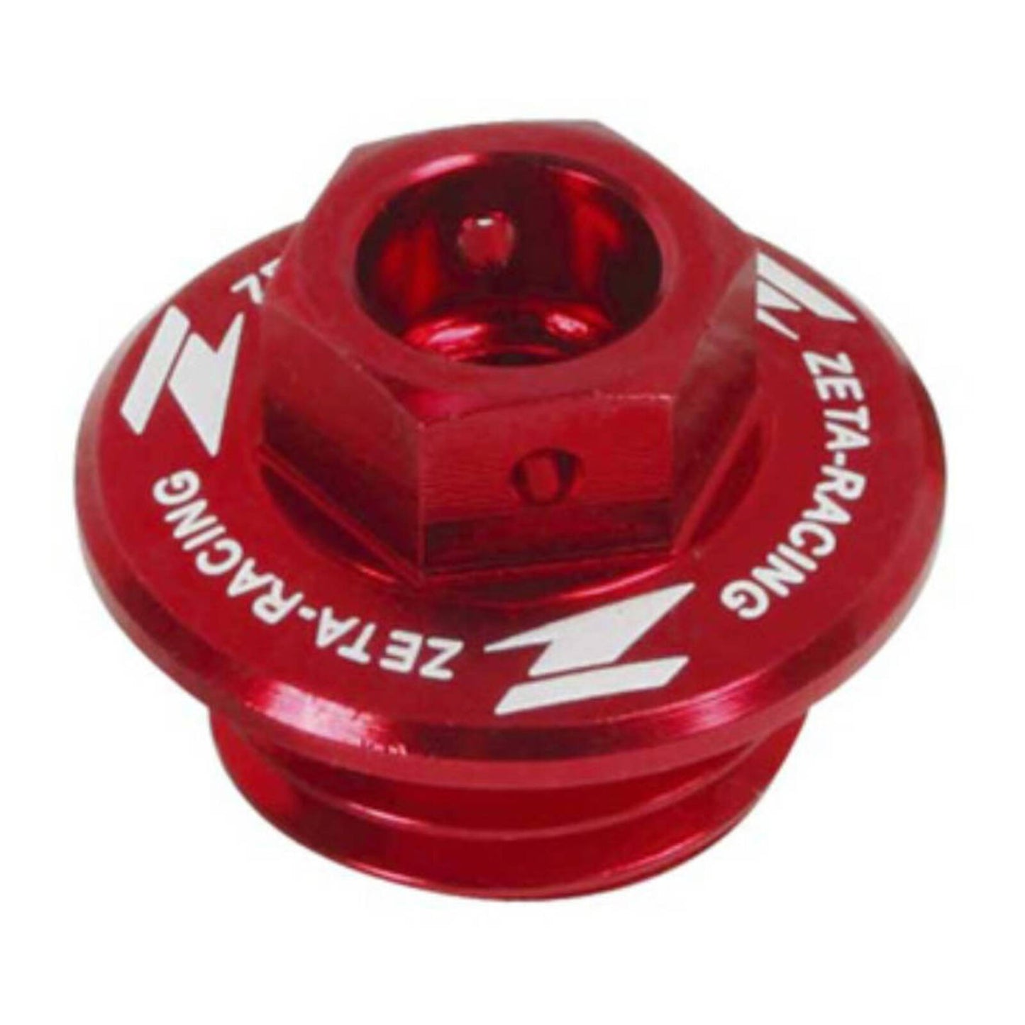 Zeta Oil Filler Plug - Honda CR / CRF, Yamaha YZ / YZF / WRF, Kawasaki KLX - Red