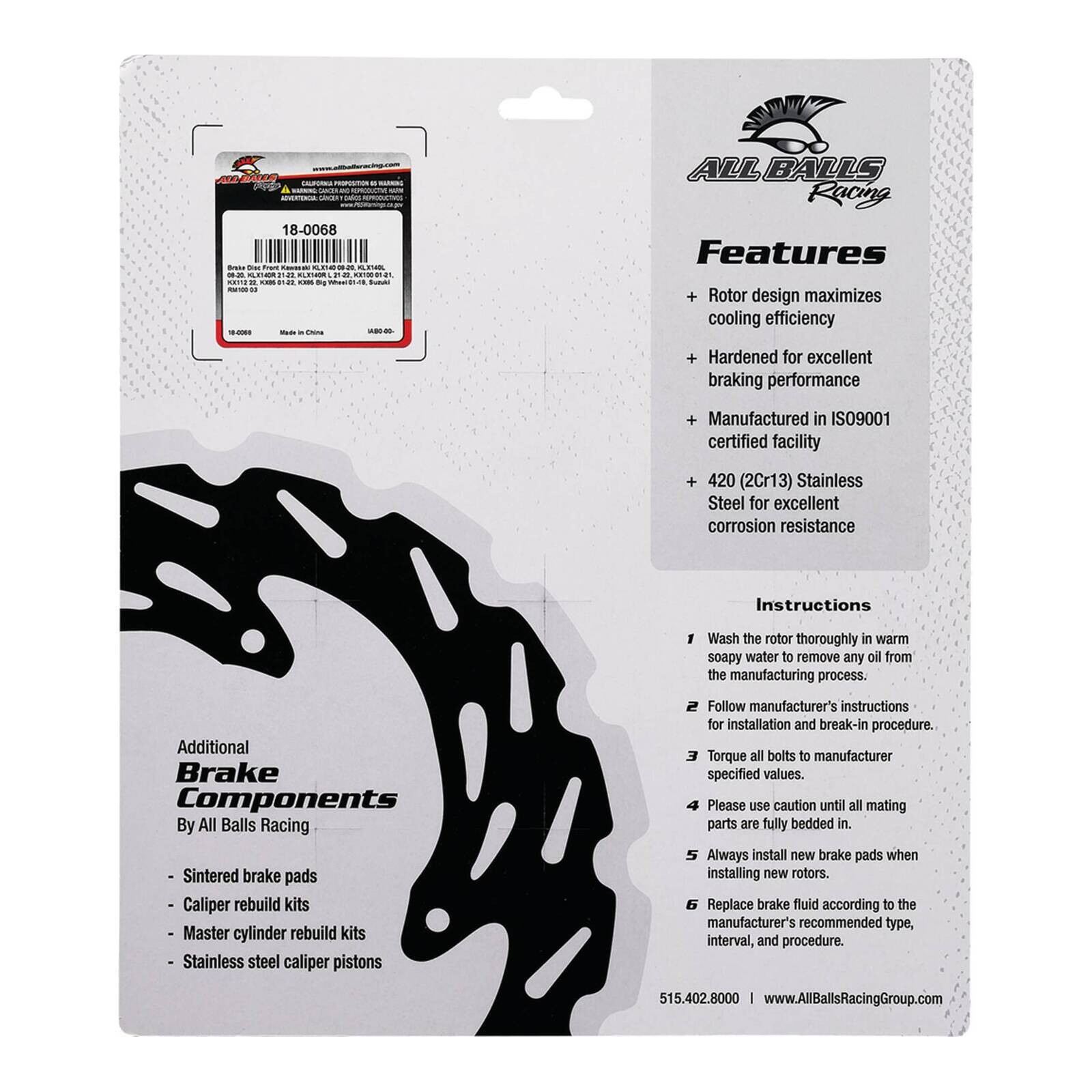 Brake Disc 18-0068