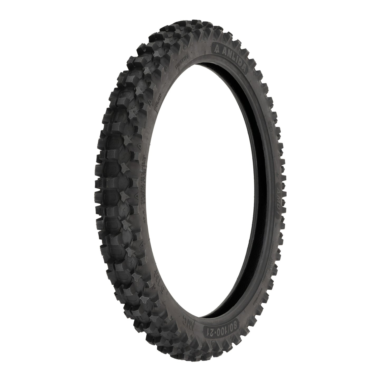 Anlida AM01 Tyre Set 80/100-21 Front & 110/100-18 Rear (NHS)