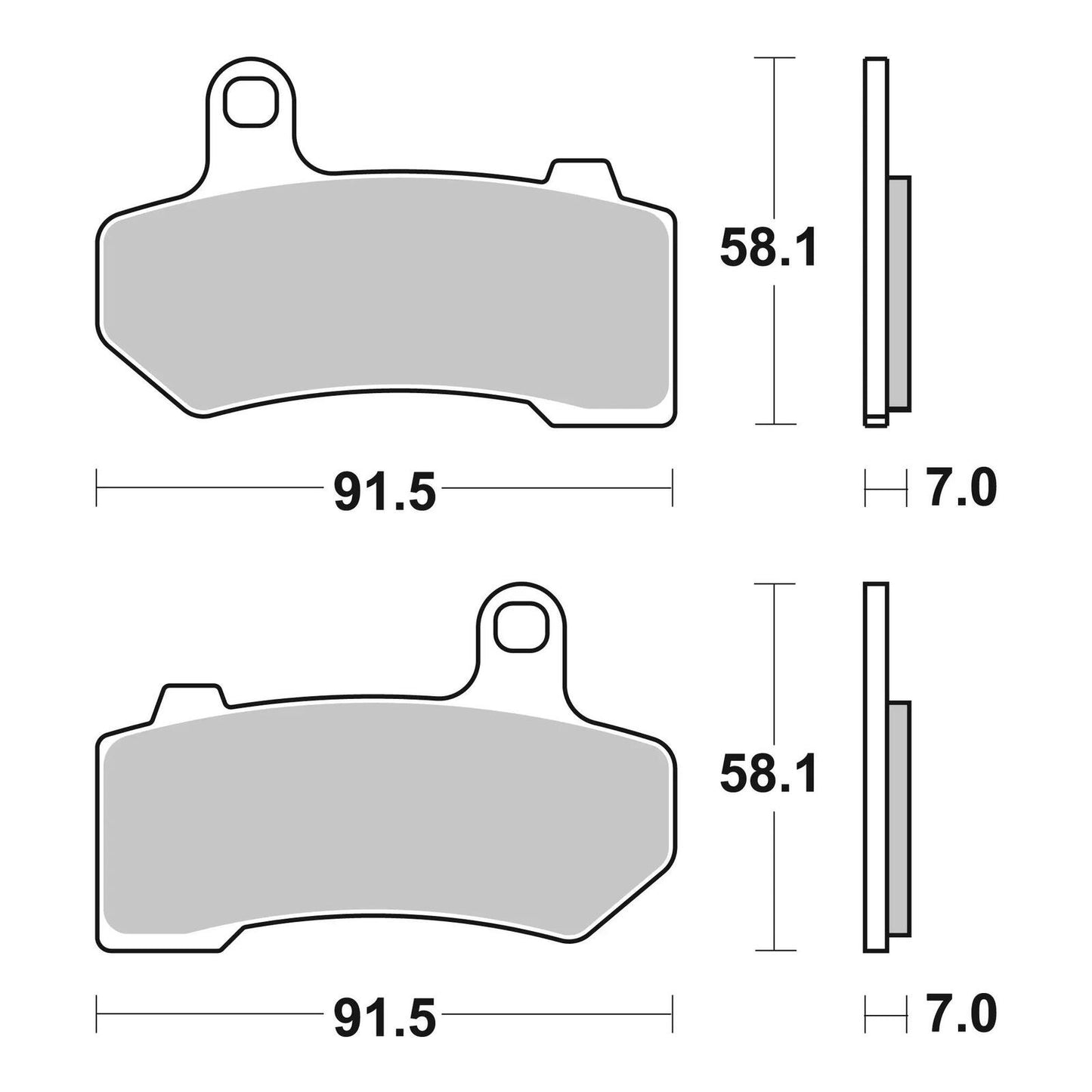 Brembo Prime Brake Pad Sinter Front 07HD17SA