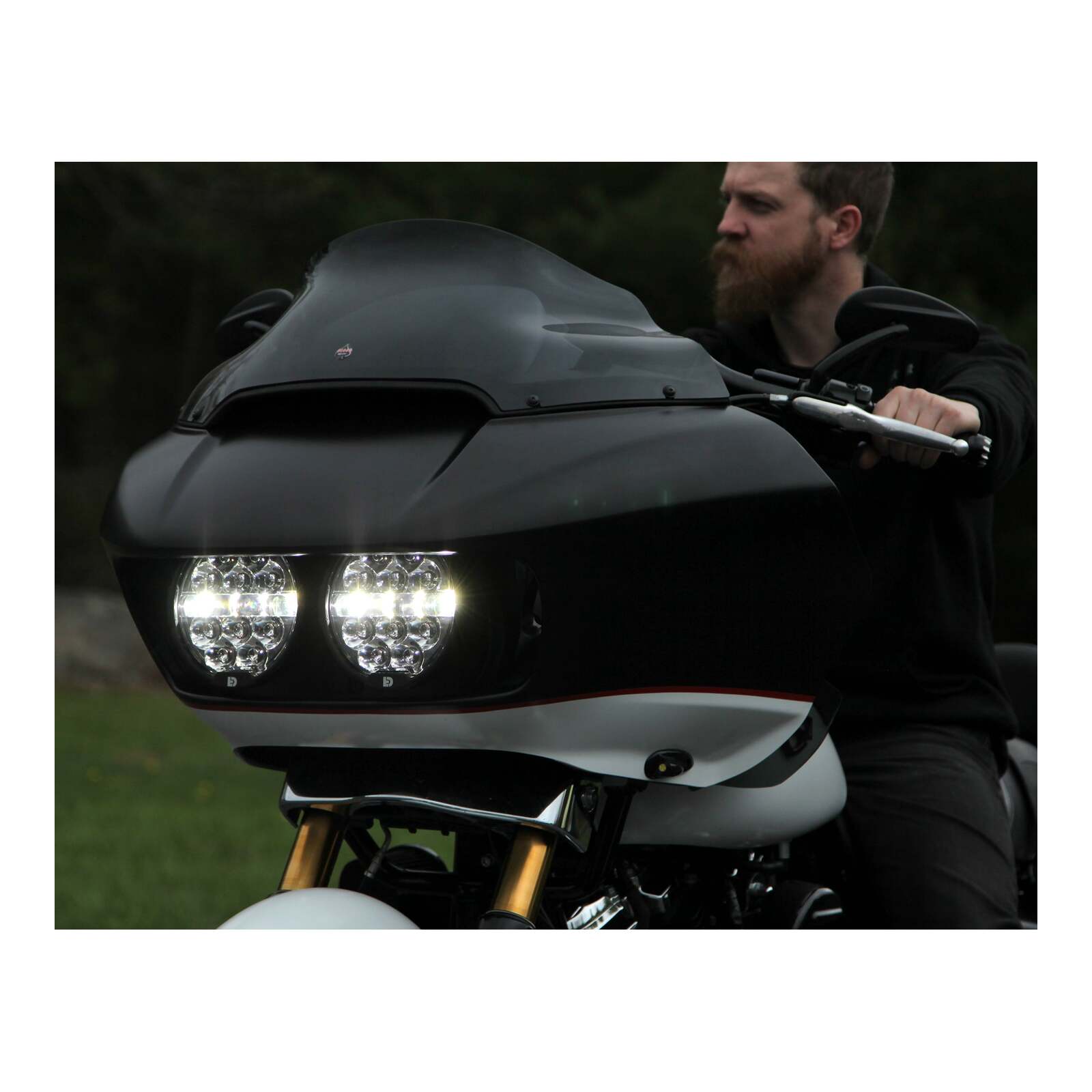Denali HD Road Glide Head Light Packaged Kit