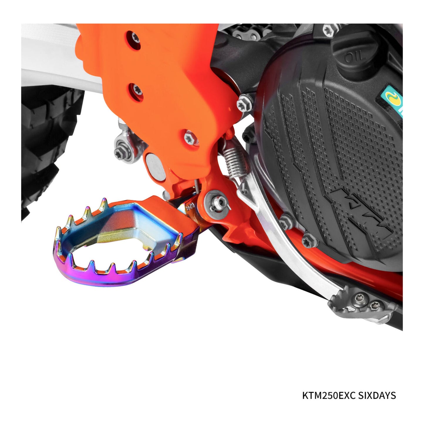 Zeta Max Foot Pegs - KTM - Oil Slick