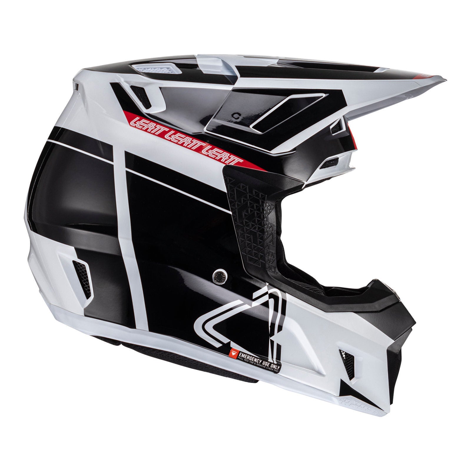 Leatt 7.5 Helmet Kit - Black / White