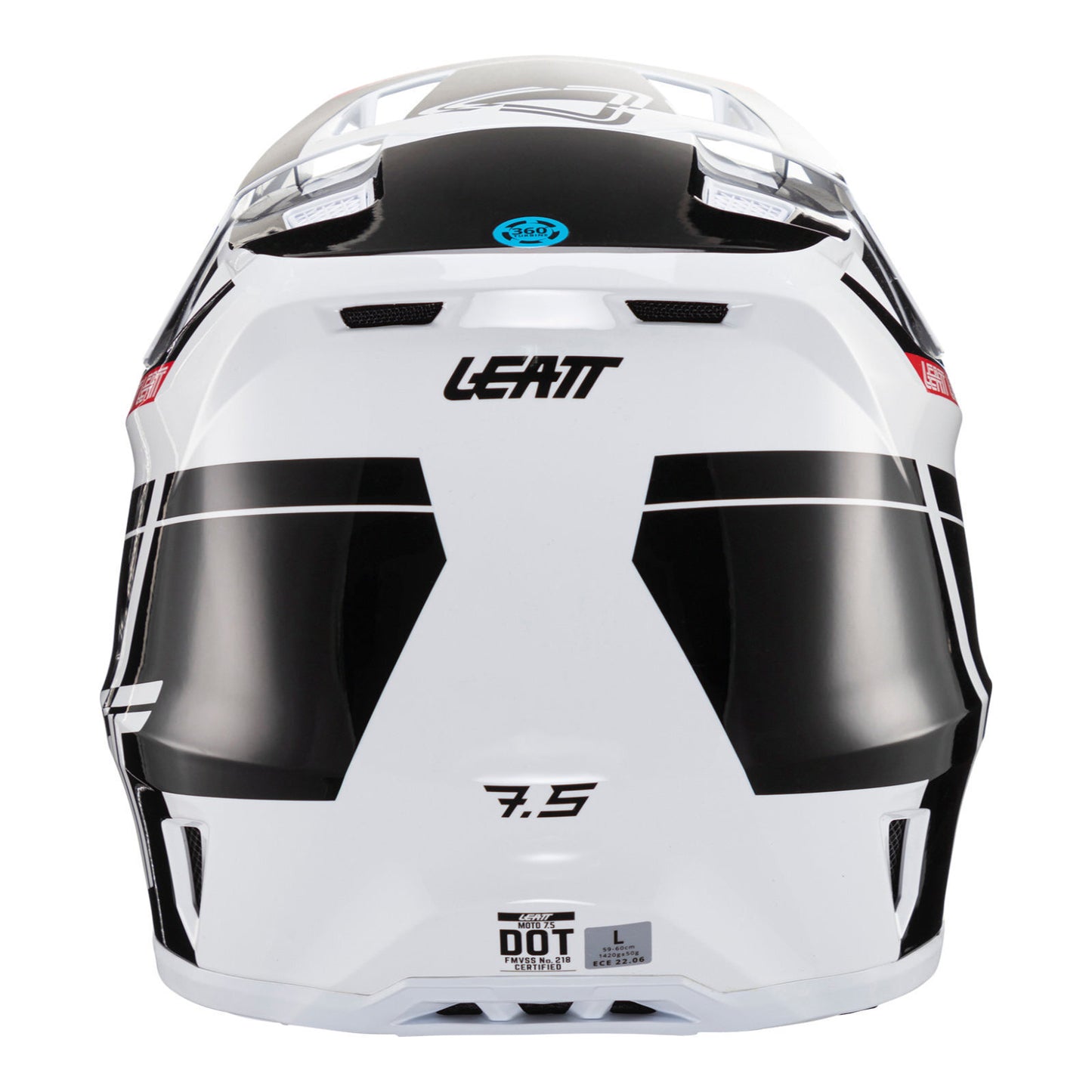 Leatt 7.5 Helmet Kit - Black / White