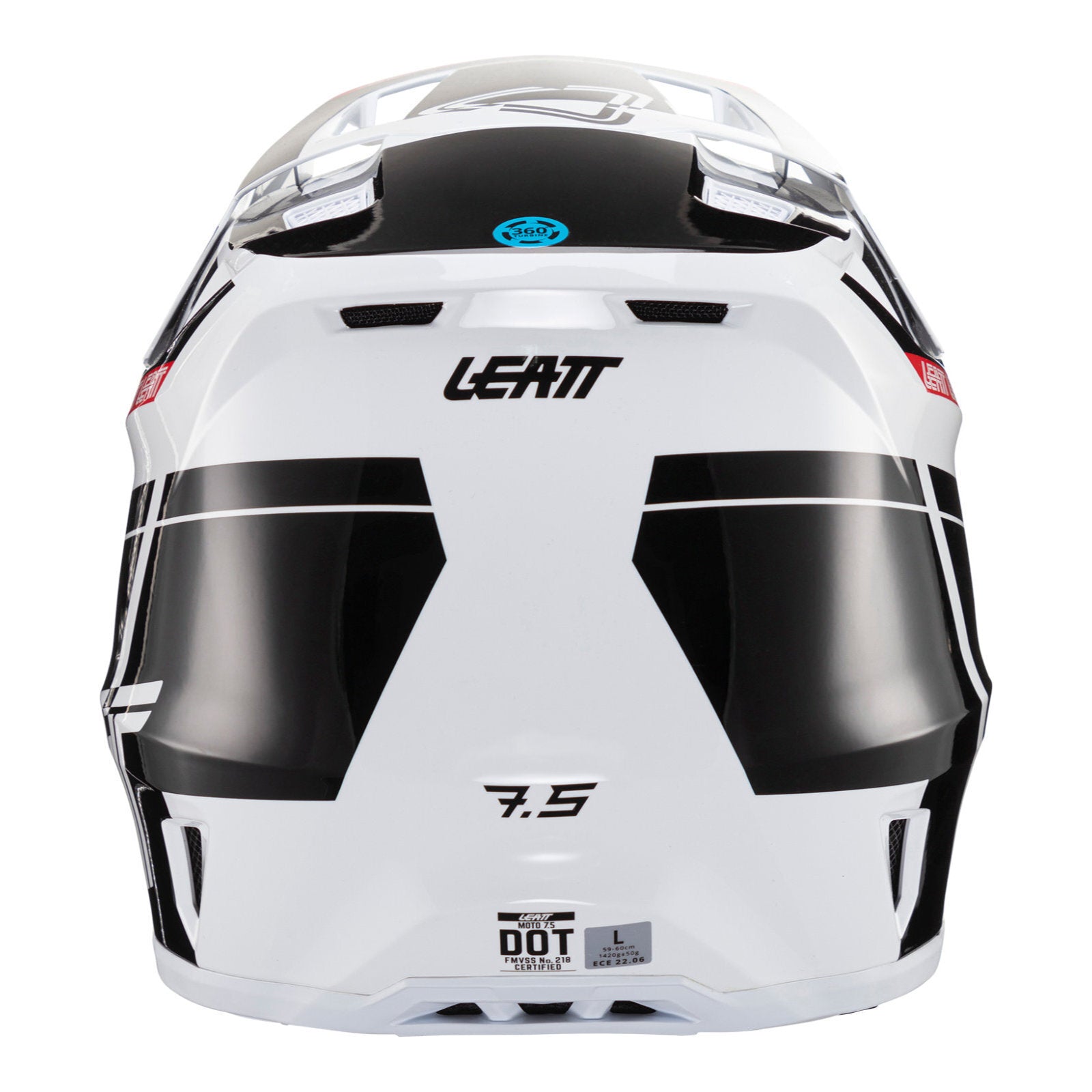 Leatt 7.5 Helmet Kit - Black / White