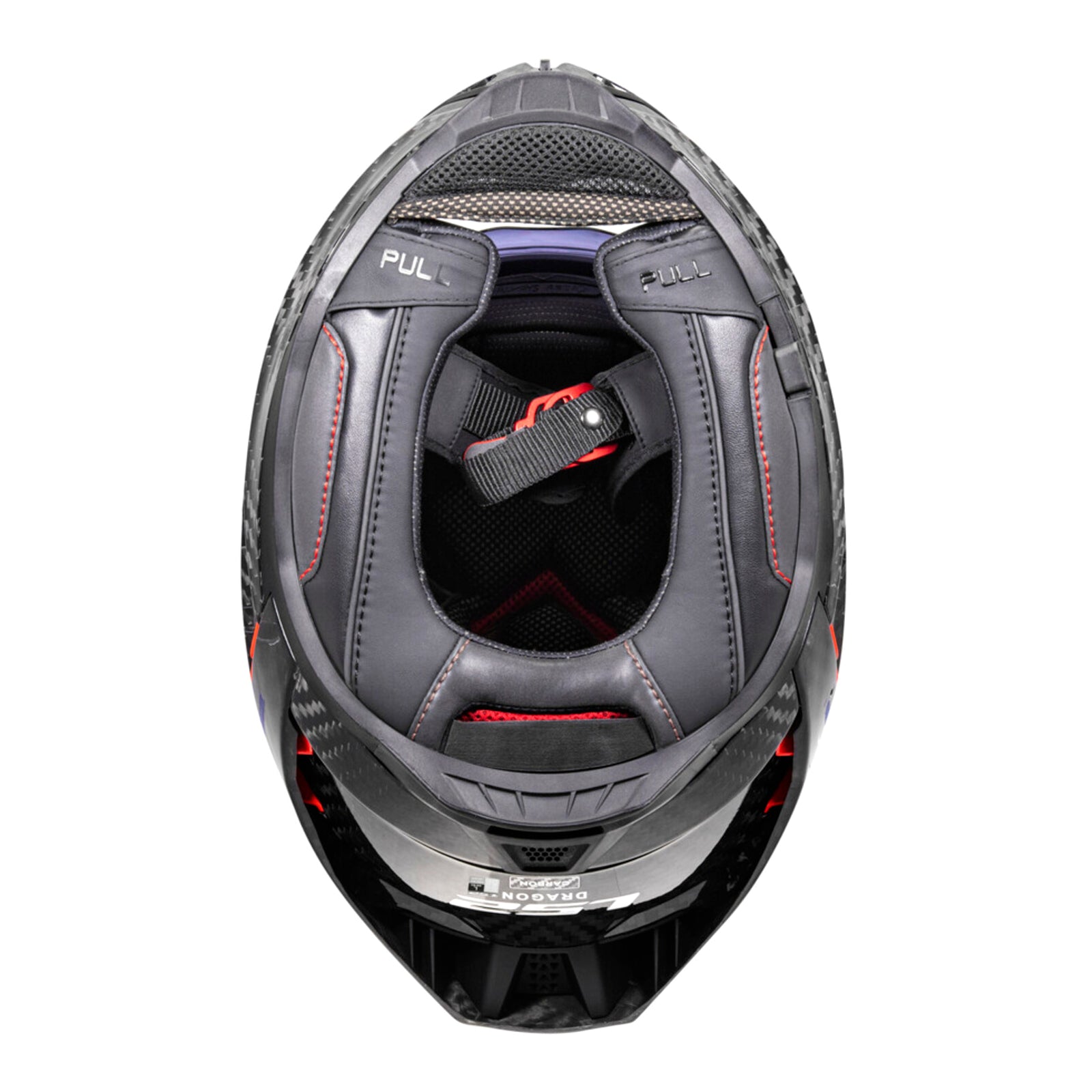 LS2 FF807 Dragon Carbon Helmet - Matte Carbon 06