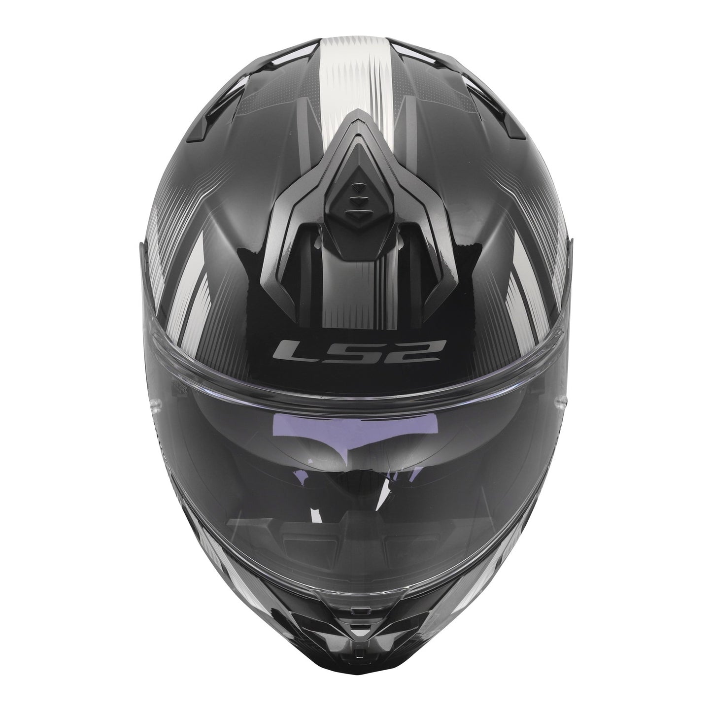 LS2 FF817 Challenger II Nitro Helmet - Black / Grey