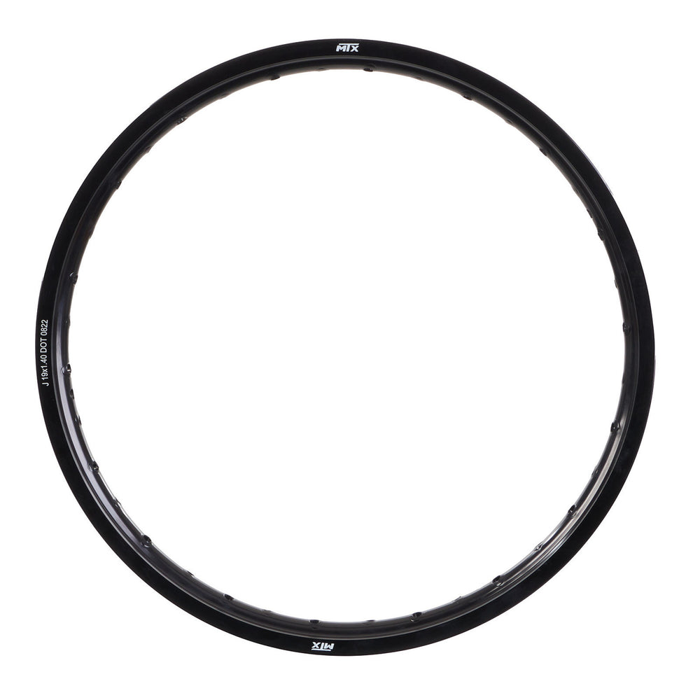 MTX Rim 7075 T6 Alloy - 19 x 1.40 36H Black – Intune Motor Cycles