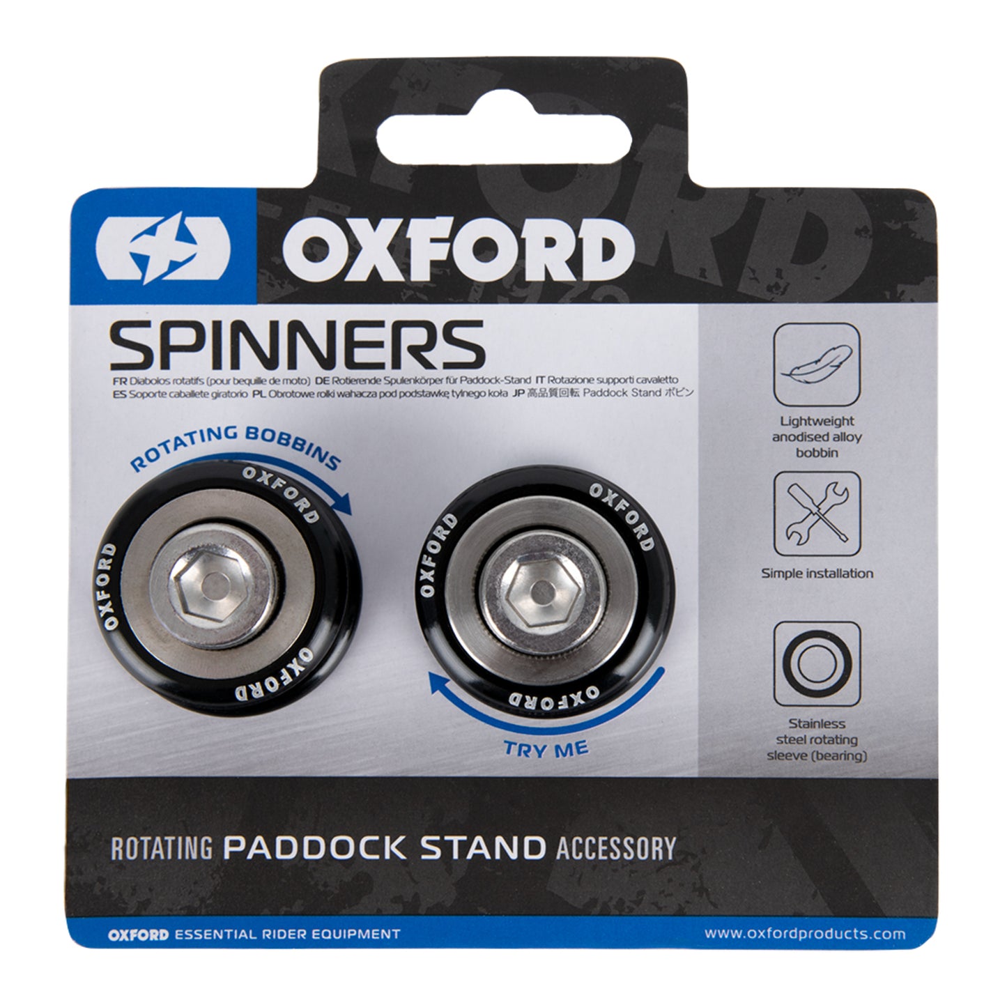 Oxford Spinners M8 (1.0 Thread) - Black