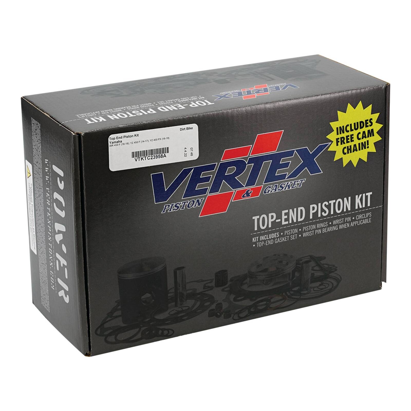Vertex Top End Rebuild Kit - Forged Piston (A)