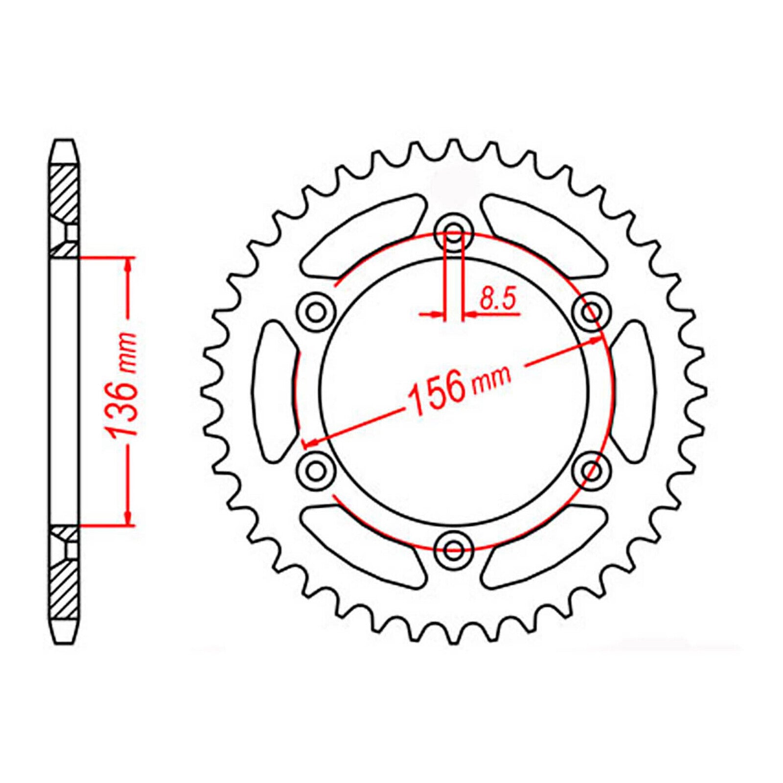 XAM Sprocket Kit Sherco 250/300SH2 NSDCG2 14/49