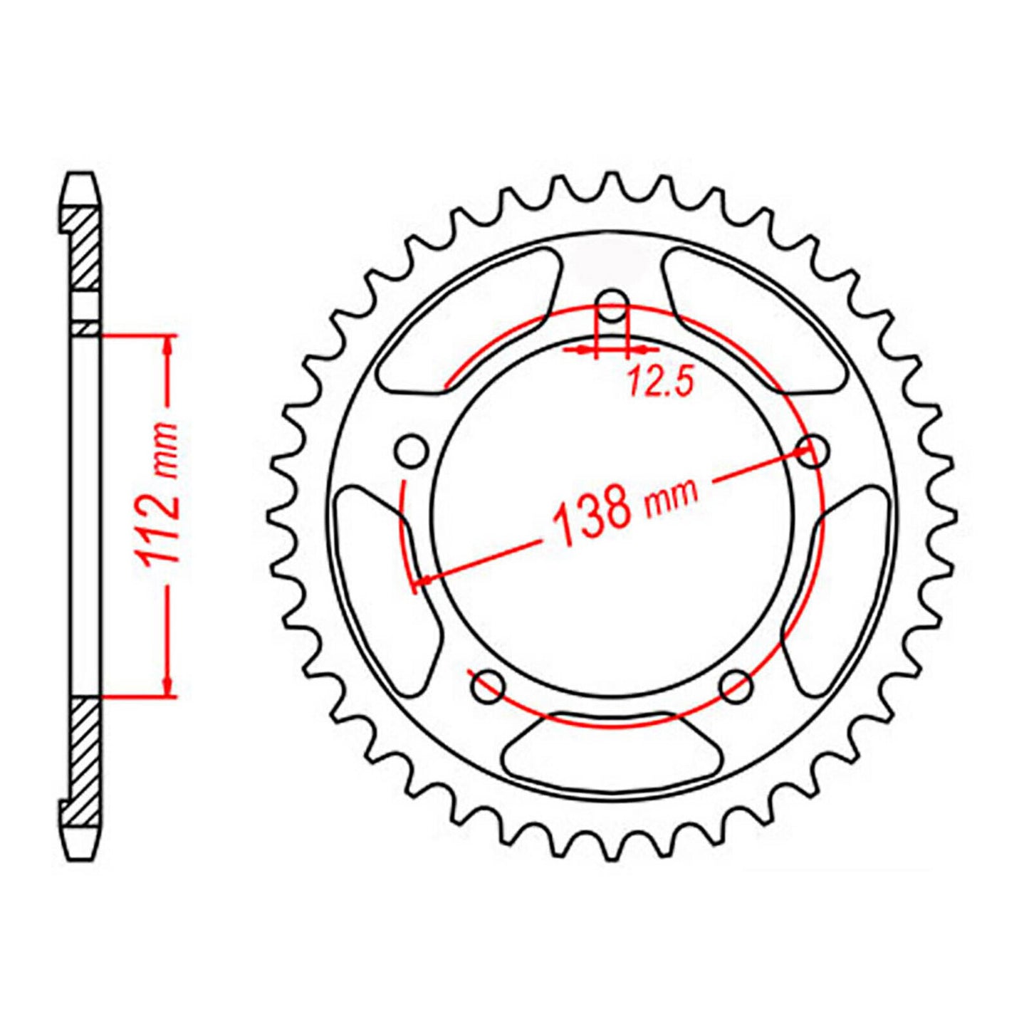 XAM Sprocket Kit Honda VTR1000 Firestorm X-Ring Gold 16/41