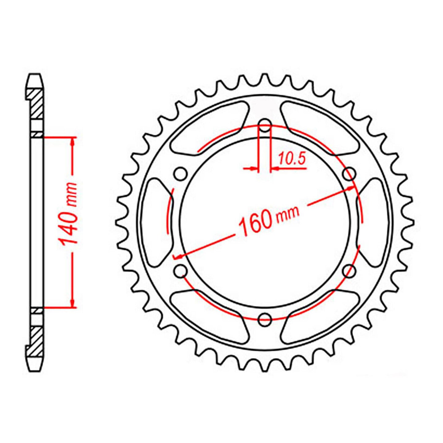 XAM Sprocket Kit Kawasaki ZZR1100 '90-'92 X-Ring 17/45