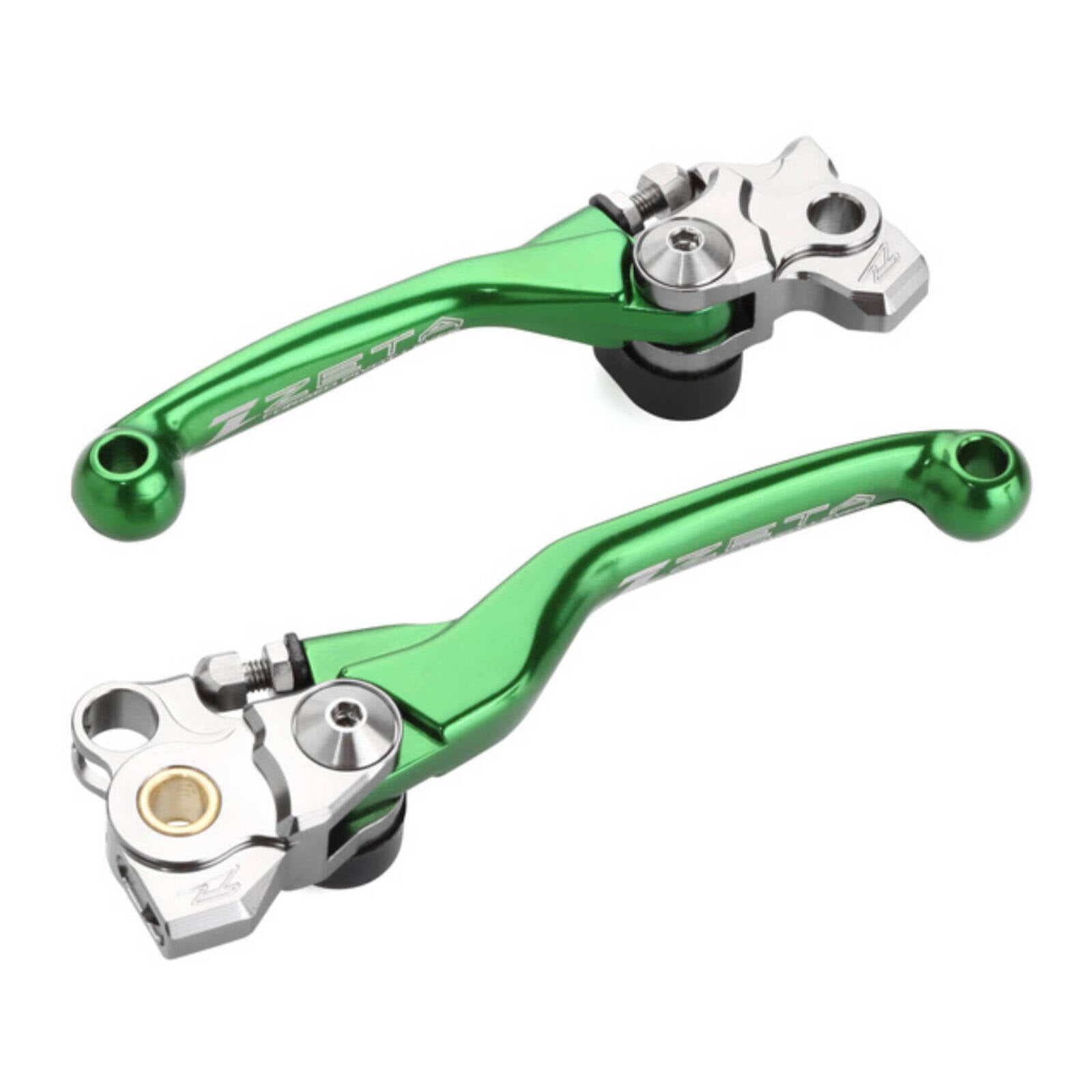 Zeta Pivot Lever Set FP - Kawasaki KX250 ('21-'26) / KX450 ('19-'23) - Green