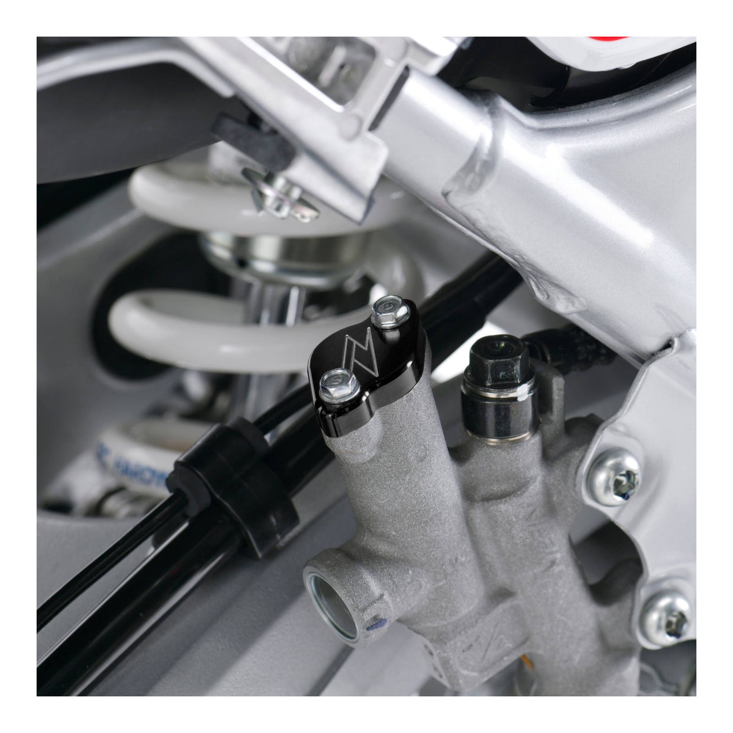 Zeta Rear Brake Reservoir Cover - Yamaha YZ / YZF, WRF, WR250R / WR250X - Black