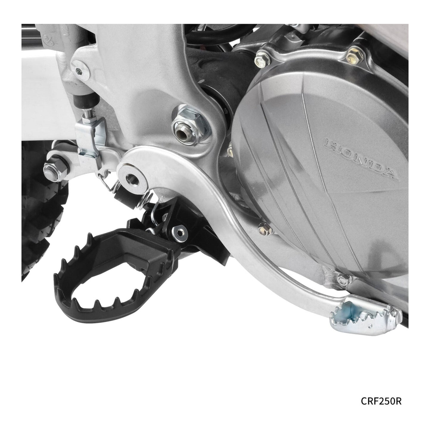Zeta Max Foot Pegs - Honda CRF250R - Black